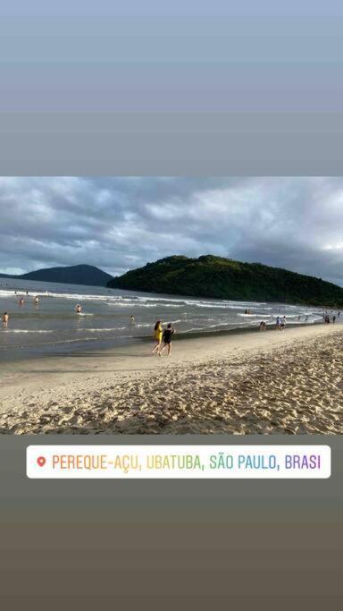 Apto Vista P/mar, Varanda Gourmet E 350m Da Apartamento Ubatuba
